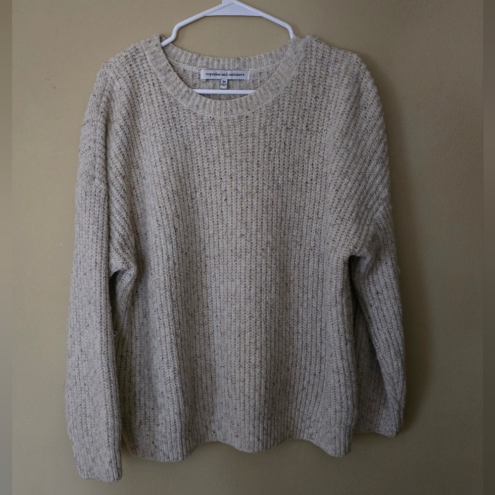 Cupcakes And Cashmere Cream Knit Sweater